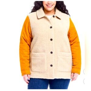 Weatherproof Vintage Ladies' Quilted Mixed Media Jacket Size XXL NWT